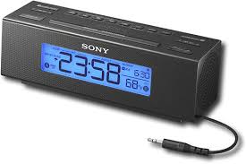 Besides providing you your favorite radio station, a portable am/fm radio offers other benefits. Sony Digital Am Fm Alarm Clock Radio With Nature Sound Selections Black Icfc707 Best Buy