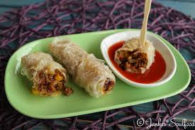 Fruhlingsrollen Mit Reispapier Reispapier Rezepte Reispapier Fruhlingsrollen Lebensmittel Essen