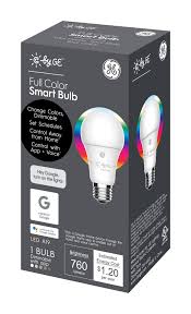 Ge Led 9 5w 60w Equivalent C By Ge Smart Home All Color Light Bulb E26 Medium Base Dimmable 13 Year 1pk Walmart Com Walmart Com