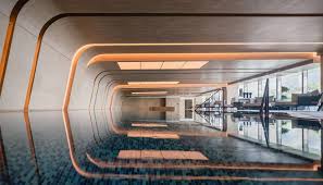 Unstudio S Raffles City Hosts New Conrad Hangzhou Luxury Hotel Hotel Landscape Indoor Pool Design Luxury Hotel