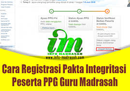 By dikdasmen.infoposted on 28 april 202128 april 2021. Simpatika Cara Registrasi Pakta Integritasi Peserta Ppg Guru Madrasah Info Madrasah