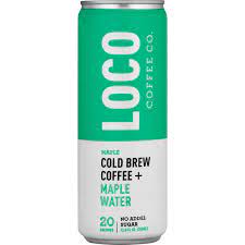 Starbucks drink servings calories fat (gms) carbs (gms) protein (gms) starbucks blended coffee frappuccino, tall (drinks) 1 ea (12 oz) (360 gm) 181: Save On Loco Coffee Co Cold Brew Coffee Maple Water Order Online Delivery Giant