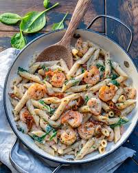 Creamy Shrimp Pasta Recipe Healthy Fitness Meals