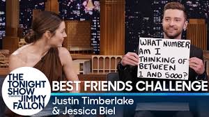 Jessica claire timberlake (née biel /biːl/; Best Friends Challenge With Justin Timberlake And Jessica Biel Youtube