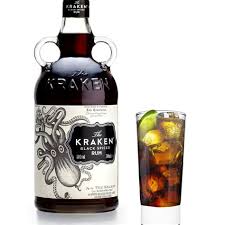 Muddle 3 raspberries, orange juice, and honey syrup. Kraken Cocktails Kraken Black Spiced Rum Bottling Note Slankers Mania