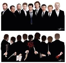 Spn Cain Crowley Bobby Dean Castiel Sam Kevin Gabriel Lucifer Supernatural Destiel Supernatural Funny