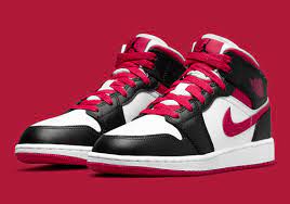 Check spelling or type a new query. Air Jordan 1 Mid Gs Black Red White 554725 016 Zamoracompany Com