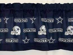 Dallas Cowboys Nfl Football Navy Blue Valance Curtain Choose 40 52 80 X 13 Dallas Cowboys Decor Dallas Cowboys Room Decor Cowboy Curtains