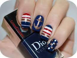 Aquí podrás ver los mejores diseños y modelos de uñas decoradas de 2021. Unas Marineras Whatsup Nails Lovingcosmetic Manicura Nauticas Dar En El Clavo Unas De Crucero