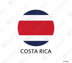 Flaggen in unterschiedlichen größen für ihren flaggenmast Costa Ricas Flagge Stock Vektorgrafi Crushpixel