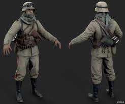 Ottoman Assault Pack 3d Models 3d Model Character Character Modeling Dieselpunk