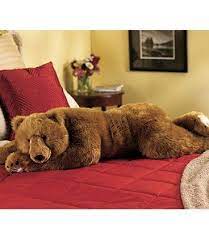 Super Soft Big Bear Hug Body Pillow With Realistic Accents In Brown Bear Http Www Amazon Com Dp B0040gsify Ref Cm Kids Pillows Black Bear Decor Body Pillow