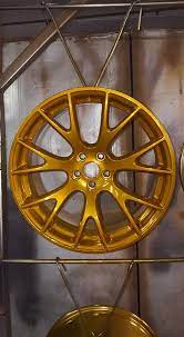 The powder coat paint is very durable, but fairly thick, having rims perfectly centered inside. Super Chrome With Brassy Gold On Horizon Powder Coating Facebook