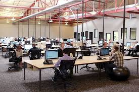 Making An Open Plan Office Productive Desktime Insights Open Concept Office Office Design Concepts Open Office Design