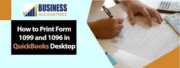 This is a compilation/summary return which have to be forwarded to the internal revenue service along with one of 1099 papers.the document has to be submitted separately for every type of. How Do I Print 1099 And 1096 Forms In Quickbooks Desktop