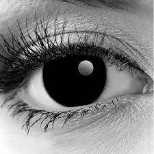Vampfangs Com Black Out Lenses Demon Look Halloween Contact Lenses White Contact Lenses Contact Lenses