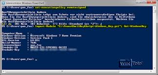 Genauso wie das auslesen der seriennummer des computers ist es möglich, den windows product key abzurufen. Mit Powershell Den Windows Produktkey Auslesen Tipps Tricks