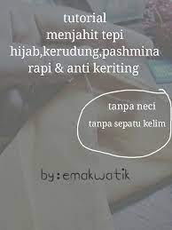 Hit enter to search or esc to close. Tutorial Menjahit Tepian Kerudung Hijab Dan Pashmina Emakwatik