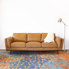 Buy from australia's largest furniture clearance sale. Corrigan Studio Lesa 88 Genuine Leather Square Arm Sofa Reviews Wayfair