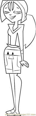 Total drama island is a cartoon series that started in 2007 in which 20 animated participants competed to win 100,000 dollars. Bridgette Coloring Page For Kids Free Total Drama Island Printable Coloring Pages Online For Kids Coloringpages101 Com Coloring Pages For Kids