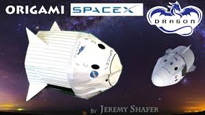 Download free spacex dragon vector logo and icons in ai, eps, cdr, svg, png formats. Origami Spacex Dragon 2 Endeavour Youtube
