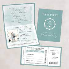 Watercolor Passport Boarding Pass Destination Wedding Etsy Passport Wedding Invitations Destination Wedding Invitations Passport Wedding
