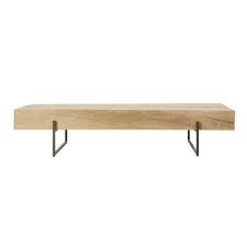 5 out of 5 stars (4) total ratings 4, £249.95 new. Black Metal And Solid Oak Coffee Table Magnus Maisons Du Monde