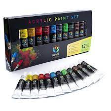 Acrylic Paint Set By Royal Art Supplies 12 X 12ml Best Https Www Amazon Com Dp B01bb3vlny Ref Cm Sw R Acrylic Paint Set Paint Set Oil Painting Texture