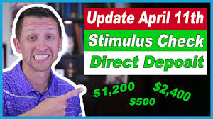 Stimulus Check Update April 11th Youtube