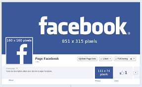 dimension et taille des images de presente sur la couverture d une page facebook pixel facebook texte