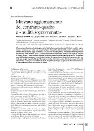 Testo unico della finanza (d. Pdf Mancato Aggiornamento Del Contratto Quadro E Nullita Sopravvenuta