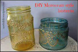 Grosgrain diy moroccan mason jar lanterns. Diy Moroccan Style Lanterns Saw It Pinned It Did It