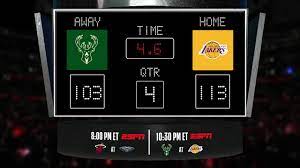 Bucks stun suns in game 5 thriller. Bucks Lakers Live Scoreboard Join The Conversation Catch All The Action On Espn The Global Herald