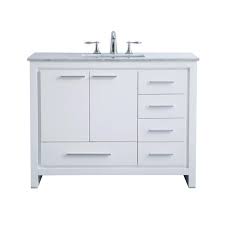 Gerard 40 inch single bathroom vanity in white (vf42040wh) will be yours just for $982.00 at 1stopbedrooms. Elegent 40 Inch Single Bathroom Vanity Vf12840wh Color Matt White