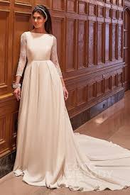 Usd 699 A Line Court Train Long Sleeve Wedding Dress Ld5771 A Line Wedding Dress Affordable Wedding Dresses Nontraditional Wedding Dress