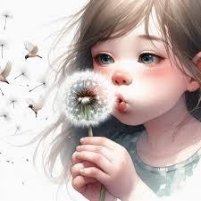 My newest oil painting original "the dandelion puff'. It is inspired by  this text "I was a dandelion puff...Some saw the beauty in me and stooped  quietly to admire my innocence. Others