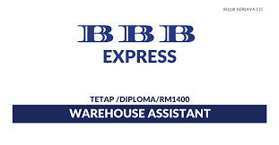 Jika anda berminat, sila baca maklumat lebih. Jawatan Kosong Terkini Bbb Express Warehouse Assistant Kerja Kosong Kerajaan Swasta