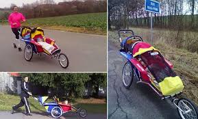 Laufen Mit Zwei Kinder Auf Einmal Kinderwagen Fur Zwei Kinder Graz Wien Osterreich Probefahrt Benecykl Jogging Kinderwagen Kinderwagen Kinder Wagen