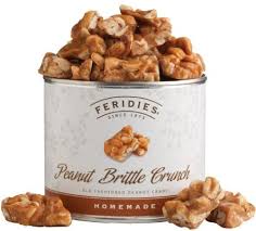 Feridies Peanut Brittle Crunch 9 Ounce Cans Pack Of 3 27 00 Peanut Brittle Brittle Recipes Peanut Candy