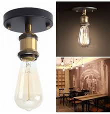 Vintage E27 Coppor Edison Industrial Rustic Sconce Wall Light Lamp