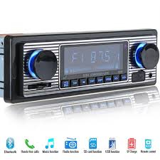 Classic Car Stereo Bluetooth Vintage Car Radio Audio Usb Mp3 Player Stereo Aux Classiccarstereoaudio Car Radio Car Bluetooth Radio