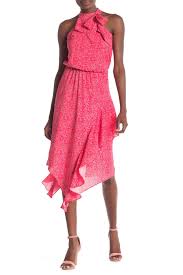 Parker Floral High Neck Asymmetrical Dress Nordstrom Rack Asymmetrical Dress Dresses Nordstrom Dresses