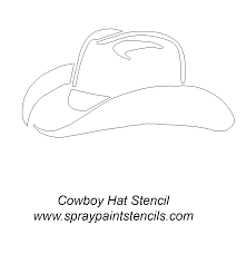 Cowboy Hat Stencil Gif 1200 1240 Cowboy Hats Hats Stencils