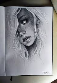Pretty Drawing Love The Creativity Girl Face Drawing Face Drawing Sketches