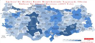Türkiye haritaları konusunda çalışmalarımıza i̇lçeler haritası paylaşarak devam ediyoruz. Turkiye De Herkes Kendi Memleketinde Yasasaydi Illerin Nufusu Ne Olurdu Haritasi 2019 Yili Bluesyemre