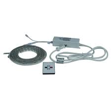 Commercial Electric 8 Ft Led Flexible Indoor Outdoor Rated Clear Under Cabinet Tape Light Kit Dc5185wh A The Home Depot Tape Lights Commercial Electric Led Tape Lighting