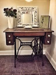 Singer Sewing Machine Table Picture Display Maybe Like Ancestors Photos My Singer Sewing Machine Table Singer Sewing Machine Repurposed Sewing Table