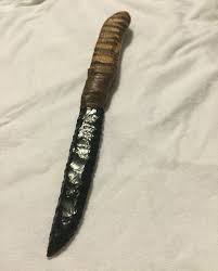 Obsidian Stone Knife Obsidian Stone Obsidian Knife Knife