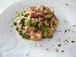 Sistemare tutto in uno scolapasta. Risotto Con Calamari E Piselli Lericettedibaccos