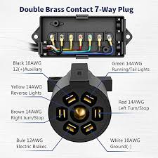 If it does not, you will need additional wiring. Kohree 7 Way Trailer Plug Cord With 7 Gang Waterproof Junction Box Trailer Connector Cable Wiring Harness 8 Ft For Rv Truck Camper Pricepulse